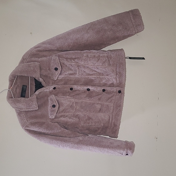 NWT Blank NYC teddy fur Jacket - Picture 4 of 7